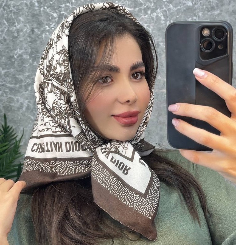 مینی اسکارف نخی